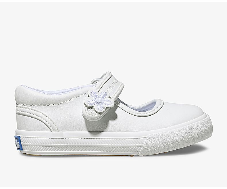 Keds Kids White Casuals Shoes - Keds Ella 731ZXRGHV